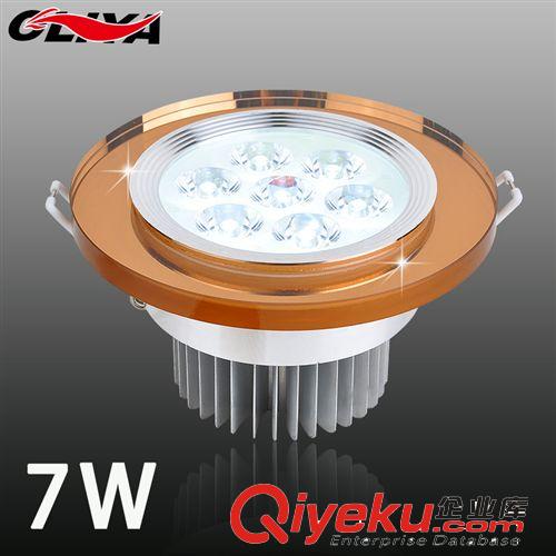 LED水晶射燈 時尚LED水晶射燈3w5W7W9W12W天花燈led鋁材射燈背景墻燈led天花燈原始圖片2