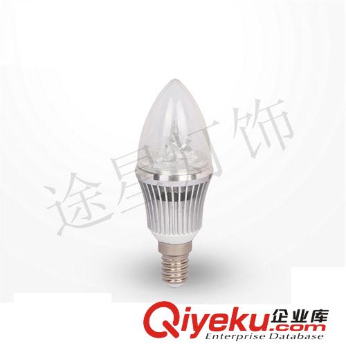 LED蠟燭燈 室內(nèi)照明 LED3W大功率銀色蠟燭燈尖泡 廠家直銷 質(zhì)保2年