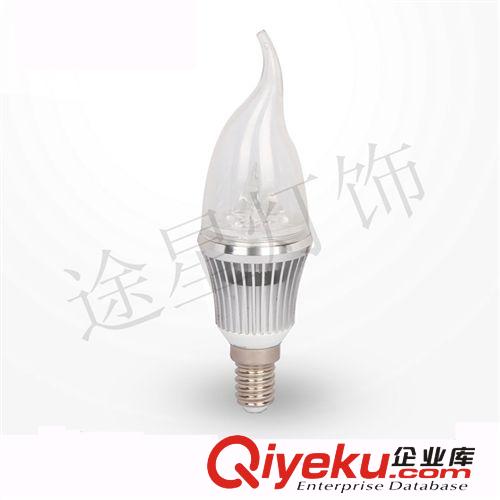 LED蠟燭燈 室內(nèi)照明 LED3W大功率銀色蠟燭燈尖泡 廠家直銷 質(zhì)保2年