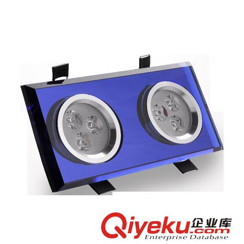 LED水晶燈 室內(nèi)照明 LED3W2頭大功率方形水晶燈 廠家直銷 質(zhì)保2年原始圖片3