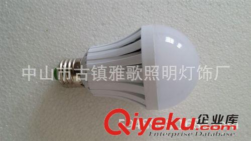 LED球泡 tj供应 充电球泡灯 人体导电可发光 智能应急灯 7W LED球泡