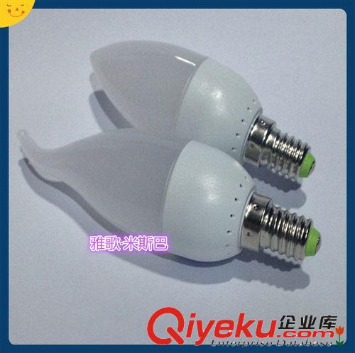 LED球泡 雅歌·米斯巴 LED烛型  SMD E14/E27 led球泡灯 3W