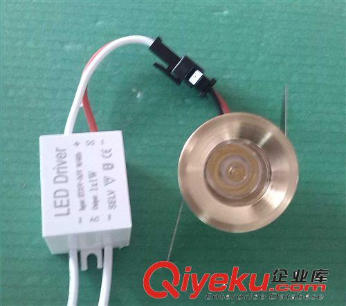燈杯 廠家直銷1W晶元led迷你天花燈 拇指燈 櫥柜燈 珠寶柜射燈 電泳花原始圖片2
