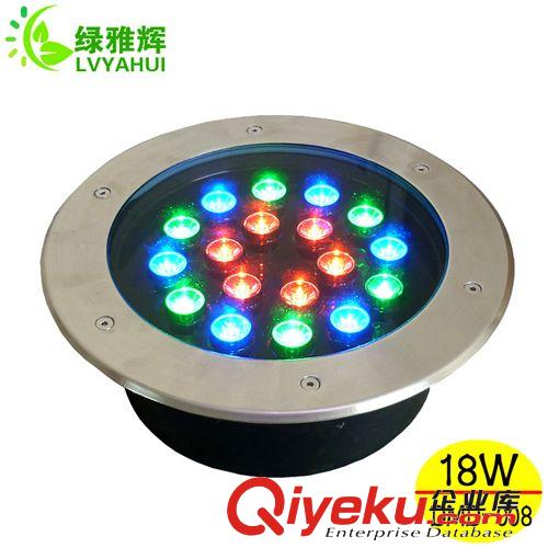 LED地埋燈 埋地燈 18w埋地燈 260mm圓形埋地燈 24w厚散熱器埋地燈