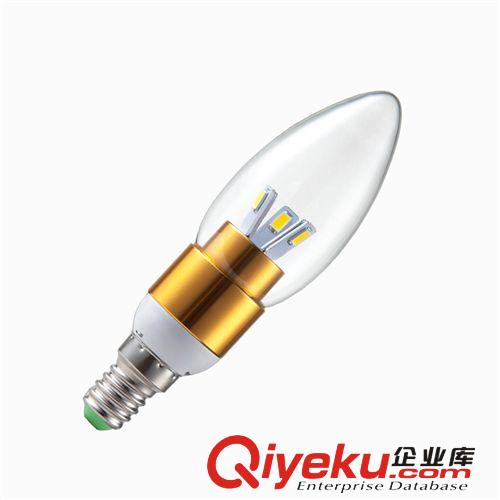 蠟燭泡 廠家批發供應LED蠟燭燈泡 3W 尖泡 拉尾泡 E14蠟燭泡 足W數原始圖片2