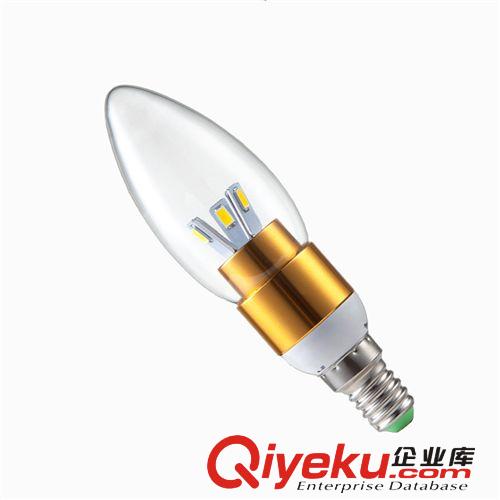 蠟燭泡 廠家批發供應LED蠟燭燈泡 3W 尖泡 拉尾泡 E14蠟燭泡 足W數原始圖片3