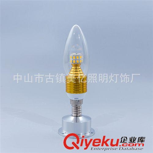 LED蠟燭燈 廠家直銷 LED 5w尖泡l拉尾 水晶燈專用E14 LED蠟燭燈 led燈泡 28原始圖片2