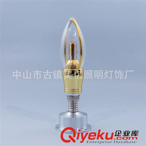 LED蠟燭燈 廠家直銷 LED 3w尖泡 水晶燈專用E14E27LED蠟燭燈 led燈泡 5