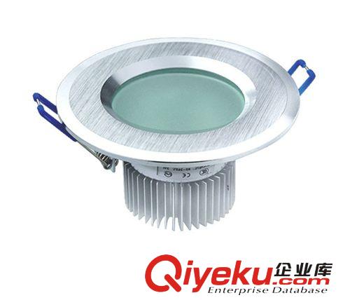 LED筒燈 廠家直銷 LED筒燈砂銀 燈具  四段三色調(diào)光筒燈 天花燈原始圖片2