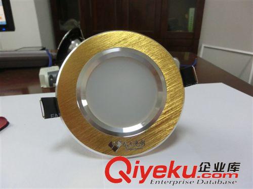 LED筒燈 廠家直銷led燈3寸4寸5寸LED調光筒燈 3W筒射燈 led天花筒燈金色原始圖片2
