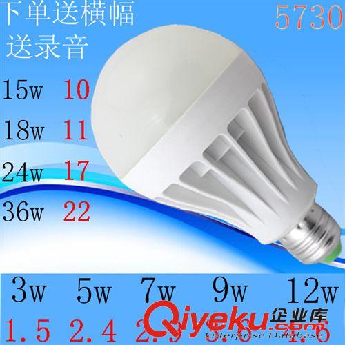 LED球泡燈 廠家直銷led塑料球泡燈15w 18w 24w 36w 家用led照明 節(jié)能燈