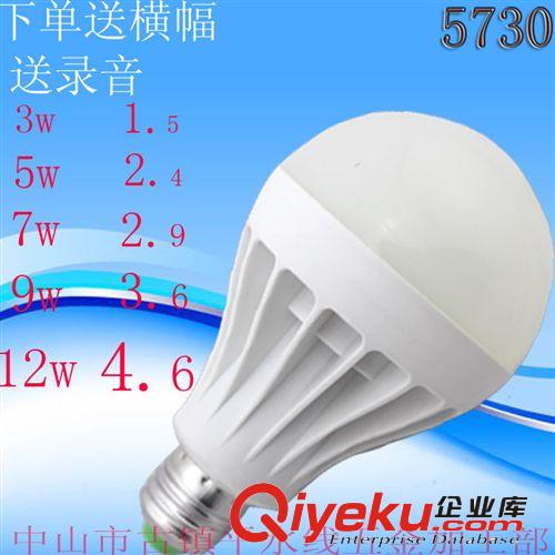 LED球泡燈 led燈泡 led塑料球泡燈 led節能燈 新款led球泡燈 家用led燈 球泡原始圖片2