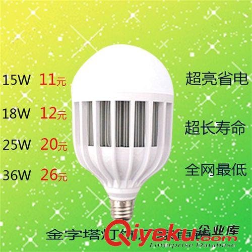 LED球泡燈 廠家直銷led塑料球泡燈15w 18w 24w 36w 家用led照明 節(jié)能燈原始圖片3