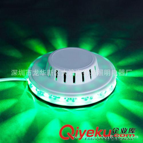 裝飾燈具 LED裝飾燈批發(fā) LED聲控小太陽飛碟燈 酒吧舞臺燈光 KTV閃光燈原始圖片2
