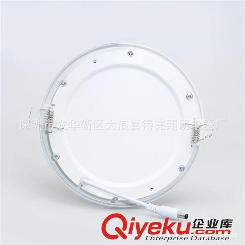 LED面板燈 爆款 大廠直銷新款LED超薄面板燈 圓形天花筒燈 3w6w12w18w面板燈原始圖片2