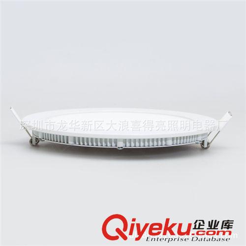 LED面板燈 爆款 大廠直銷新款LED超薄面板燈 圓形天花筒燈 3w6w12w18w面板燈原始圖片3