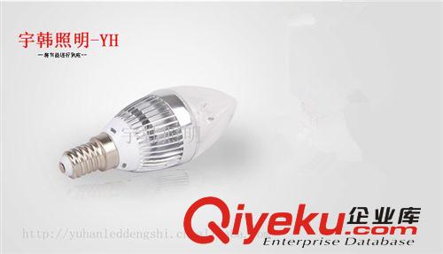 LED蠟燭燈 LED 3W 蠟燭燈 金色 拉尾 帶導(dǎo)光柱 經(jīng)過(guò)沖壓老化