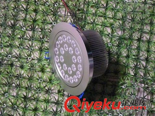 LED天花燈 常規(guī)24W天花燈外殼，嵌入式天花燈射燈套件，一體散熱器天花燈原始圖片2