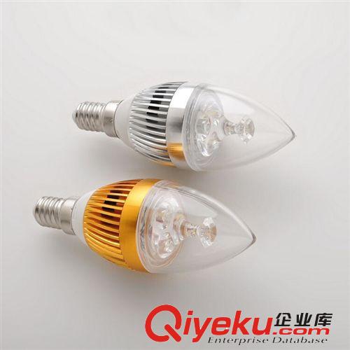 配件區 廠家直銷 tj LED3w 尖泡 吊燈專用E14LED蠟燭燈 led燈泡