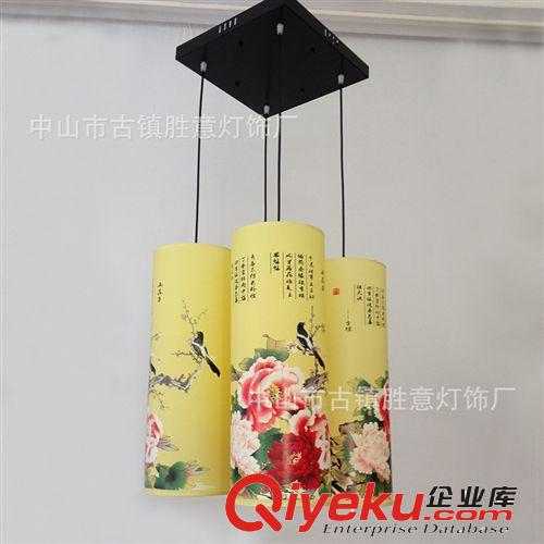 超級熱賣 廠家直銷 中式餐廳茶樓樓梯間過道玄關吊燈 4頭羊皮組合裝飾燈具
