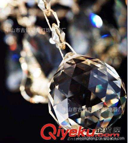 工程吊燈 供應歐式全銅蠟燭燈 搖控式 LED水晶吊燈 酒店大堂 客廳水晶吊燈原始圖片2