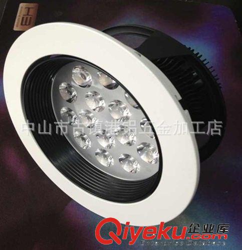 防眩光天花灯外壳 LED黑白天花灯外壳防眩光天花灯外壳套件15W18W