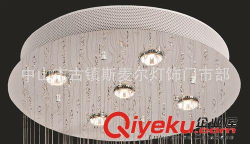 水晶現(xiàn)代燈 優(yōu)質(zhì)時(shí)尚復(fù)式樓梯燈時(shí)尚大堂水晶吊燈中山燈飾廠價(jià)直銷4888-5原始圖片3