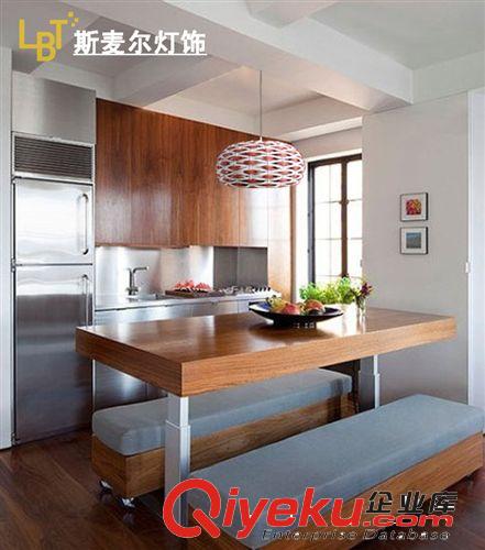 個(gè)性吊燈 簡(jiǎn)潔清新編藤現(xiàn)代時(shí)尚餐吊燈家居燈客戶(hù)裝修手工編織V5328-1原始圖片2