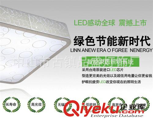 現(xiàn)代簡約吸頂燈 長方形LED吸頂燈客廳吸頂燈餐廳臥室吸頂燈書房飯廳燈具燈飾環(huán)保原始圖片2