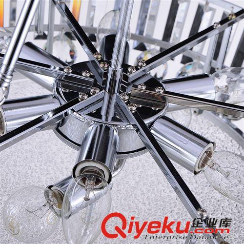 現(xiàn)代簡約吊燈 品盛簡約現(xiàn)代水晶吊燈吸吊兩用燈圓形LED客廳燈臥室燈具餐廳燈飾原始圖片3