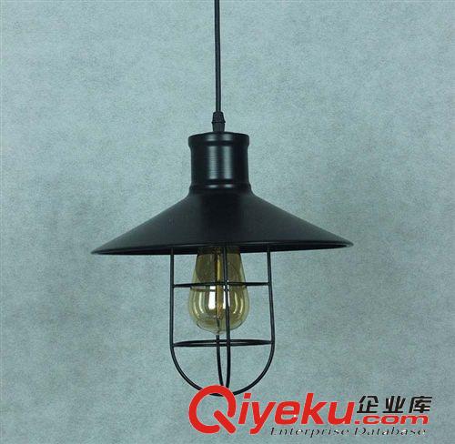 鐵材吊燈 廠家批發(fā)　歐式仿古鐵藝旋壓吊燈簡(jiǎn)約創(chuàng)意復(fù)古工業(yè)燈具燈飾　6829原始圖片2