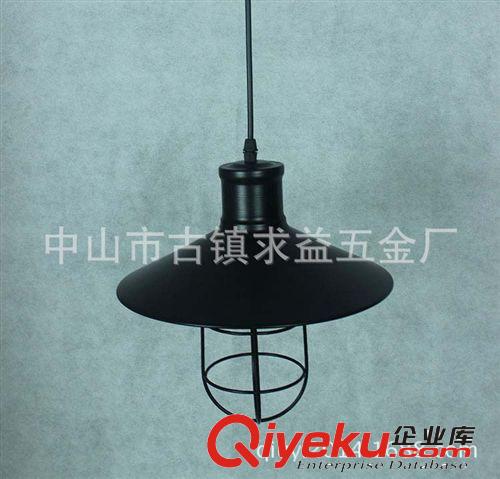 鐵材吊燈 廠家批發(fā)　歐式仿古鐵藝旋壓吊燈簡(jiǎn)約創(chuàng)意復(fù)古工業(yè)燈具燈飾　6829原始圖片3