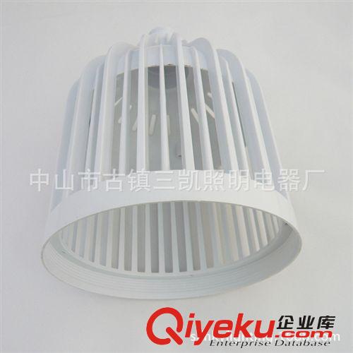 塑料球泡外殼系列 LED50W鳥籠塑料球泡外殼大功率2件套led球泡燈外殼套件原始圖片2