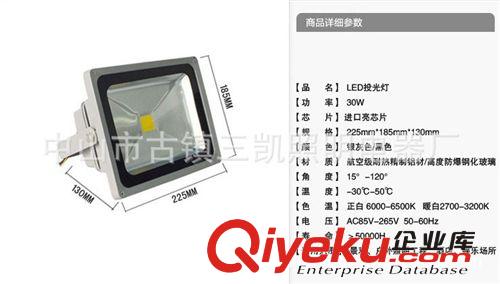 成品投光燈系列 [30W]LED泛光燈LED投光燈戶外燈廣告燈10W20W30W50W70W100W150W原始圖片2