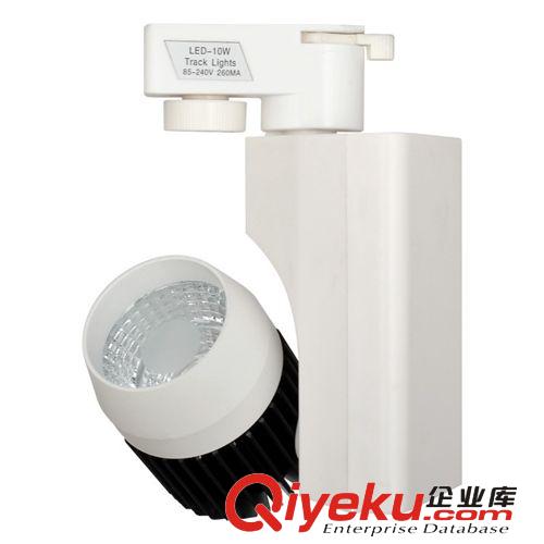 射燈 新款led軌道燈 10W黑色外殼軌道燈 商業照明 軌道燈cob原始圖片3
