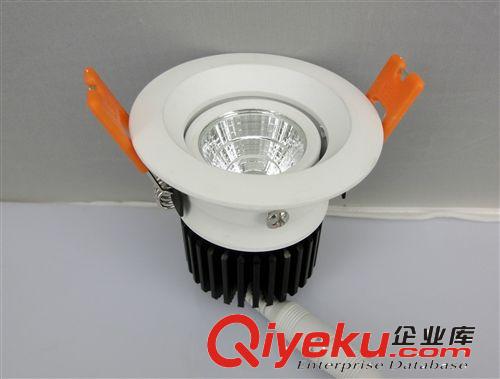 天花燈 新款cob5W7W射燈led天花燈筒燈服裝店商場廠家直銷開孔65MM商照原始圖片2