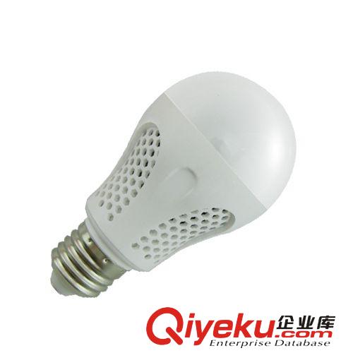 LED 球泡燈 3W恒流帶散熱器塑料外殼球泡燈