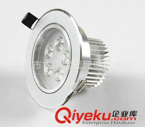 LED天花燈系列套件 7w天花燈外殼 5W沙銀 高光天花燈外殼 LED外殼原始圖片2