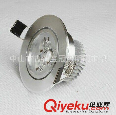 LED天花燈系列套件 天花燈外殼 沙銀 高光外殼 3WLED外殼原始圖片3
