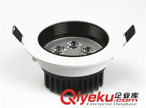 LED天花燈系列套件 5w天花燈外殼 7W沙銀 高光天花燈外殼 LED外殼