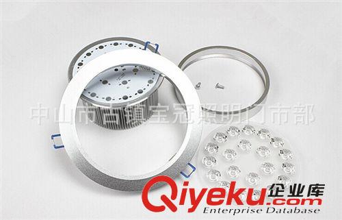 LED天花燈系列套件 供應(yīng)24w天花燈外殼 21W 24w沙銀天花燈外殼 led天花燈套件原始圖片3