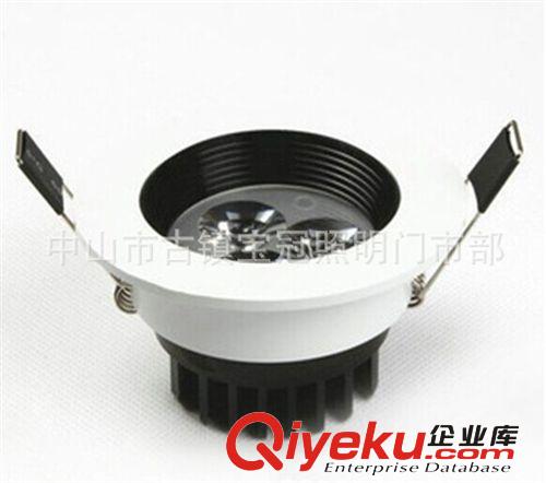 LED天花燈系列套件 新款天花燈外殼 led外殼 3W天花外殼套件 防眩光天花燈原始圖片2