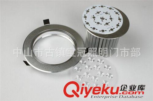 LED天花燈系列套件 15w天花燈外殼 15W 18w沙銀天花燈外殼 LED外殼 燈套件原始圖片2