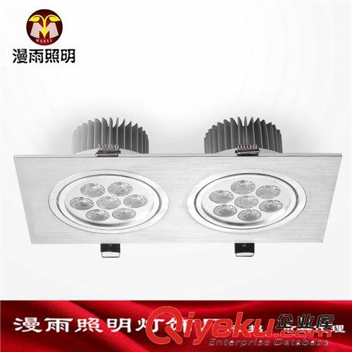 LED天花燈 led7*2W雙頭天花燈 LED格柵燈 14W斗膽燈 3*3W 3*9W質保3年