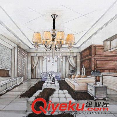歐式吊燈 柏森 現(xiàn)代簡(jiǎn)約鐵藝吊燈 歐式吊燈客廳燈大氣臥室燈溫馨餐廳燈8027原始圖片2
