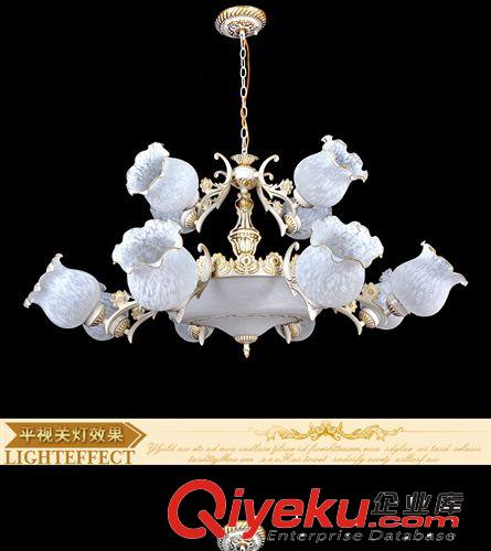 吸頂燈 福寶多歐式青銅客廳燈臥室燈餐廳燈酒店工程燈6602-8+4+3