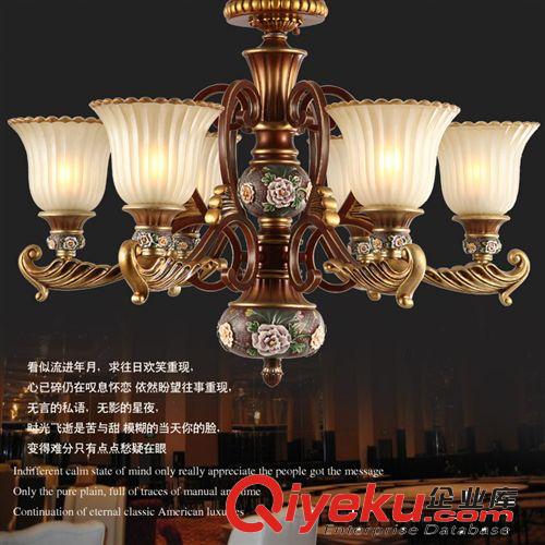 吊燈 歐式樹脂仿古8+4酒店別墅gd大氣大吊燈，雙層客廳大吊燈