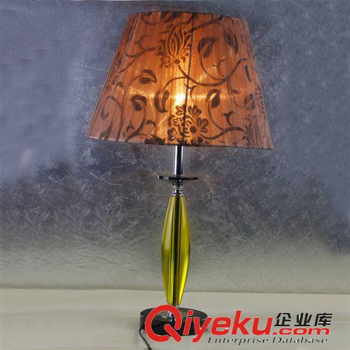 裝飾臺燈 包郵K9一級水晶臺燈，床頭水晶燈，現(xiàn)代簡約時尚酒店工程臺燈原始圖片2