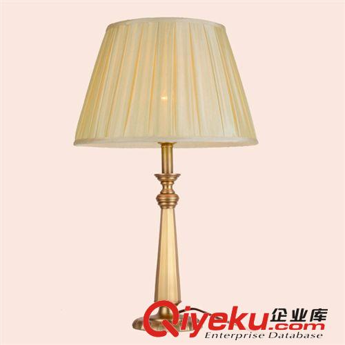 裝飾臺(tái)燈 廠家批發(fā) 供應(yīng) 歐式美式臺(tái)燈 全銅純銅燈飾 床頭燈 賓館客房燈原始圖片2