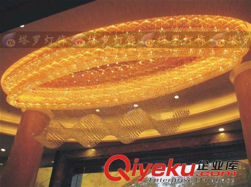 酒店工程水晶燈飾專區(qū) 豪華酒店工程吊燈大廳大堂水晶吊燈售樓部會(huì)所賓館橢圓形吸頂燈具